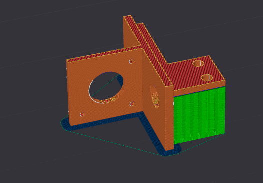 Ender 3 linear rail Direct drive bracket mount (UNTESTED)