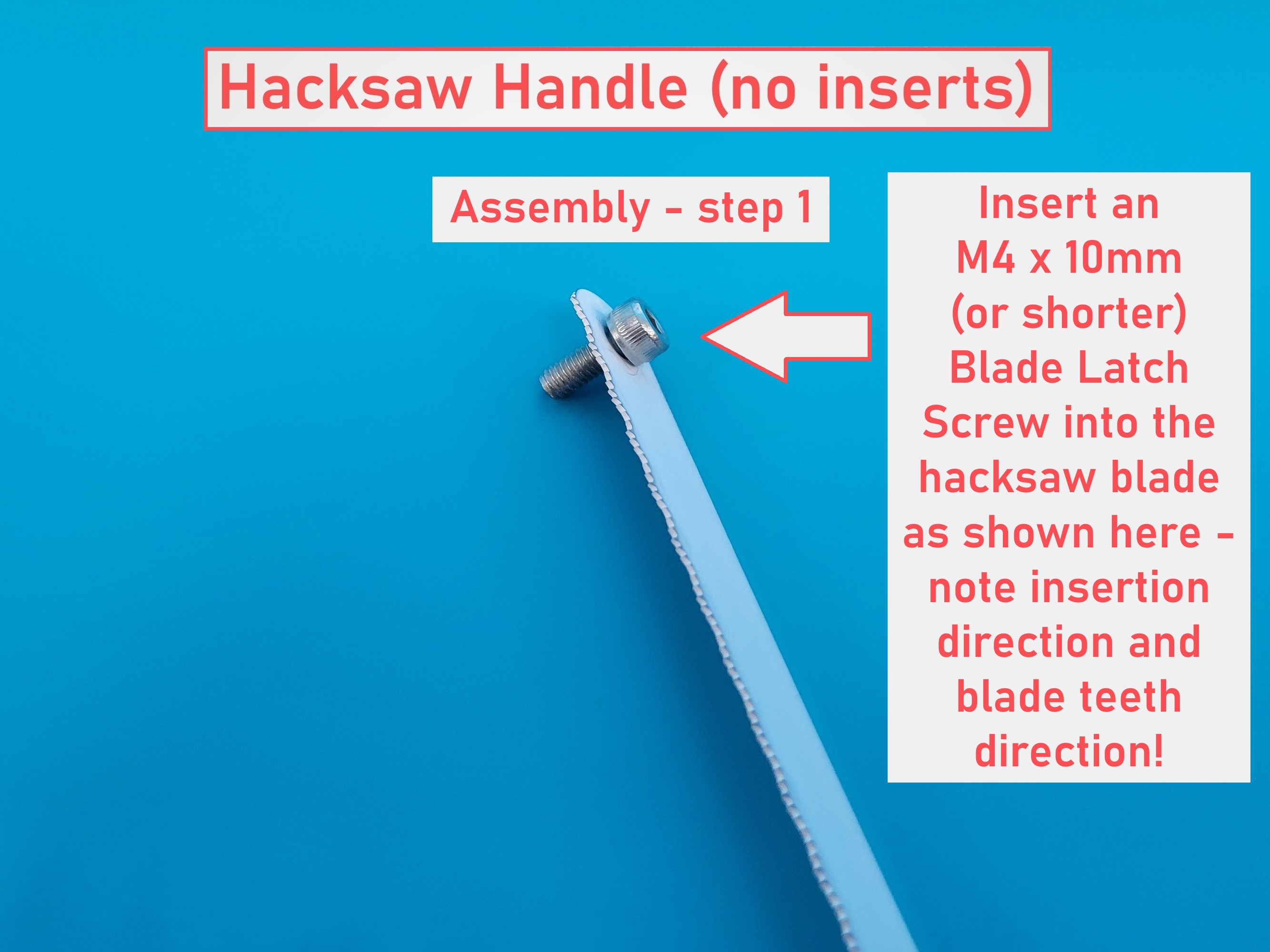 Hacksaw Handle (no inserts) — thumbnail 7