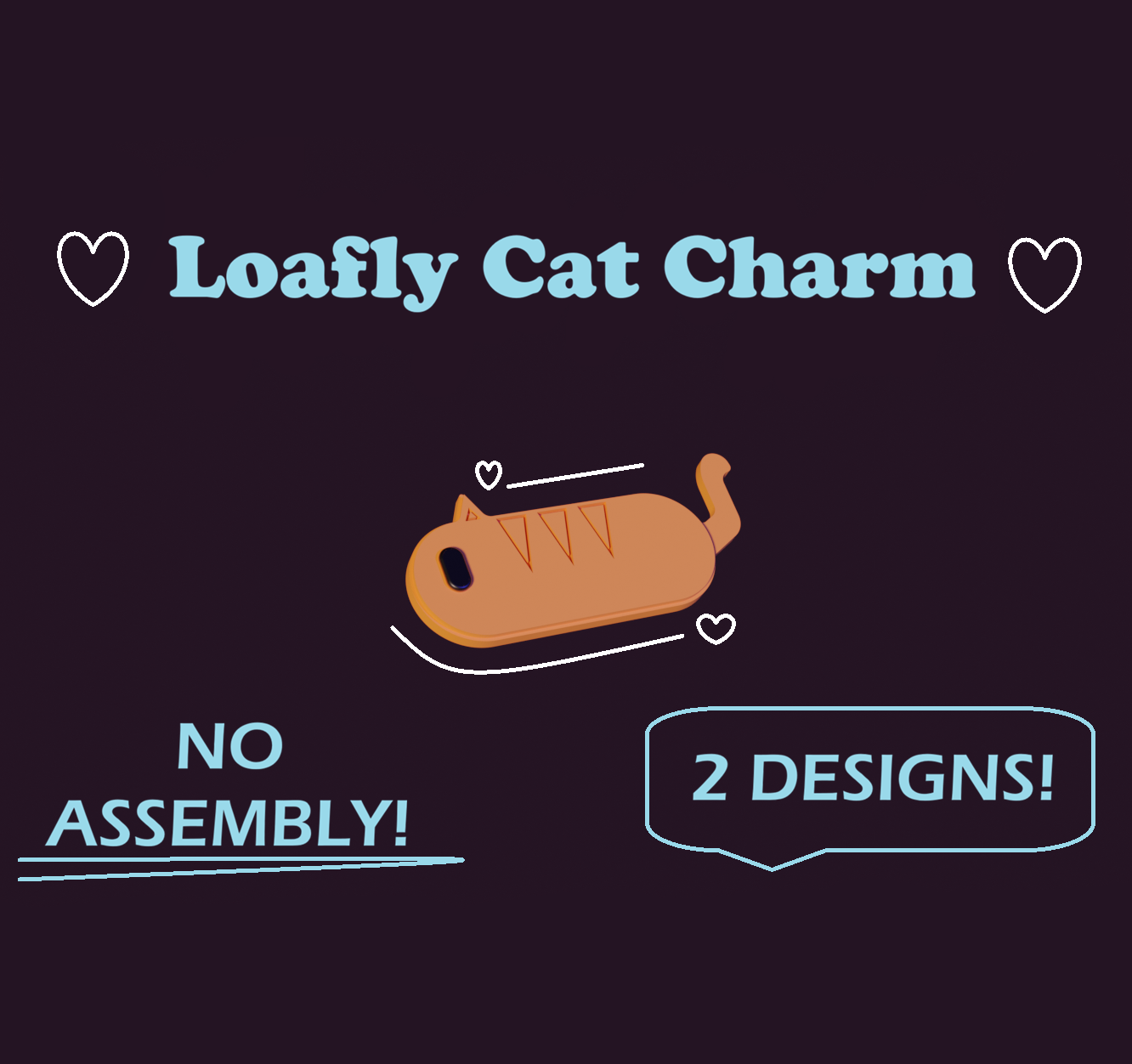 Loafly Cat Charm