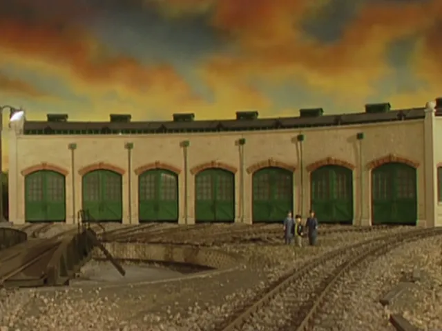 Ho scale sheds