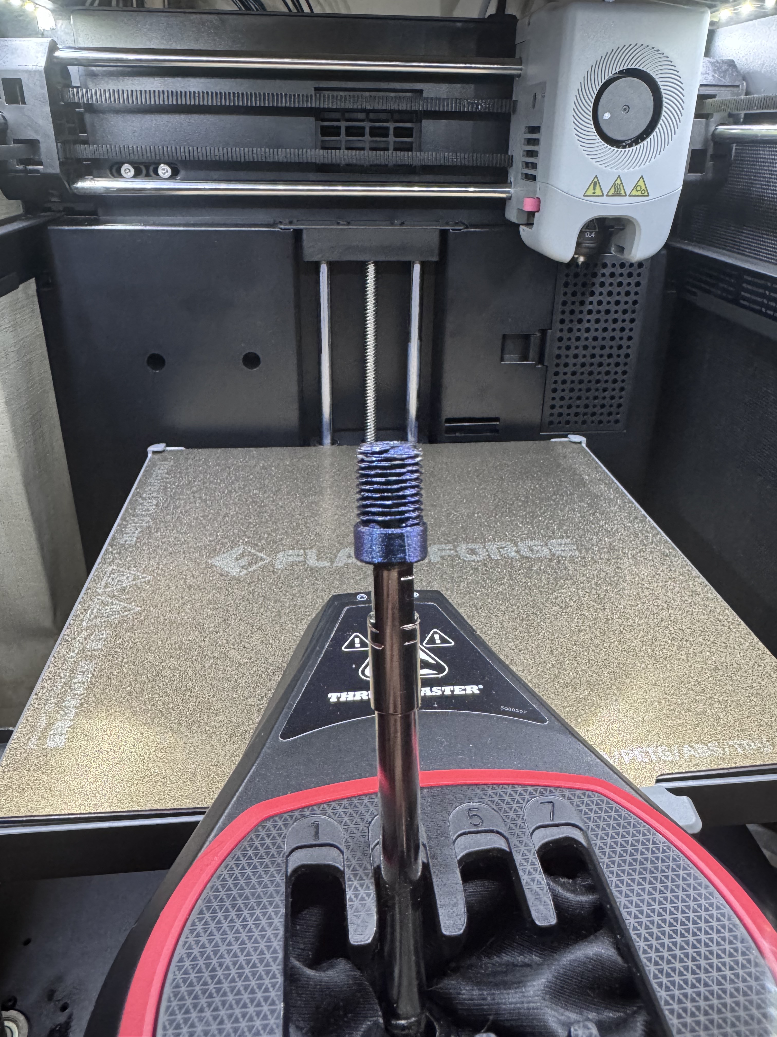 M12x1.25 adapter for Th8s Shifter. 3D model