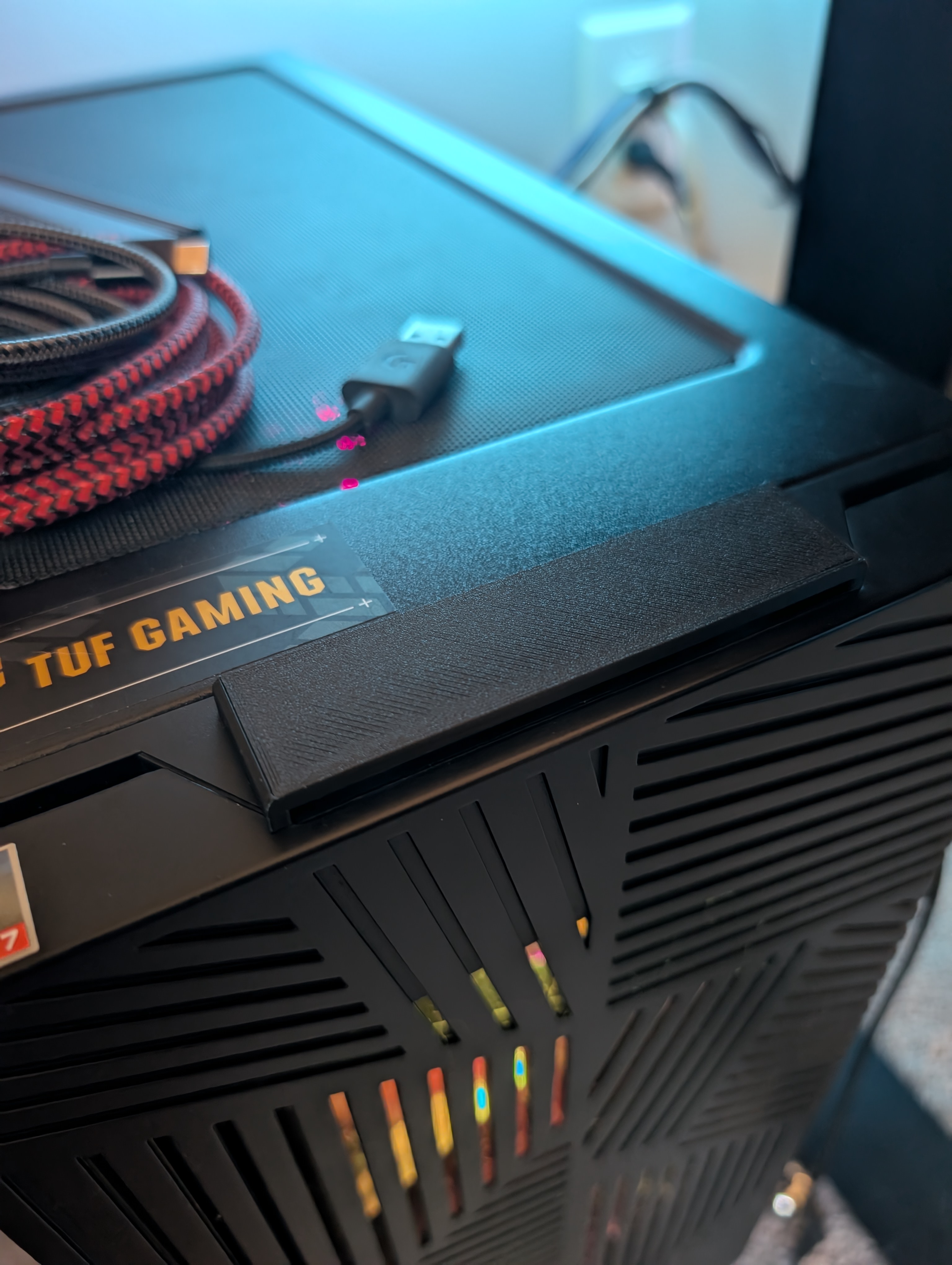 Cat-Proof Power Button Blocker (for Corsair 275R Airflow PC Case)