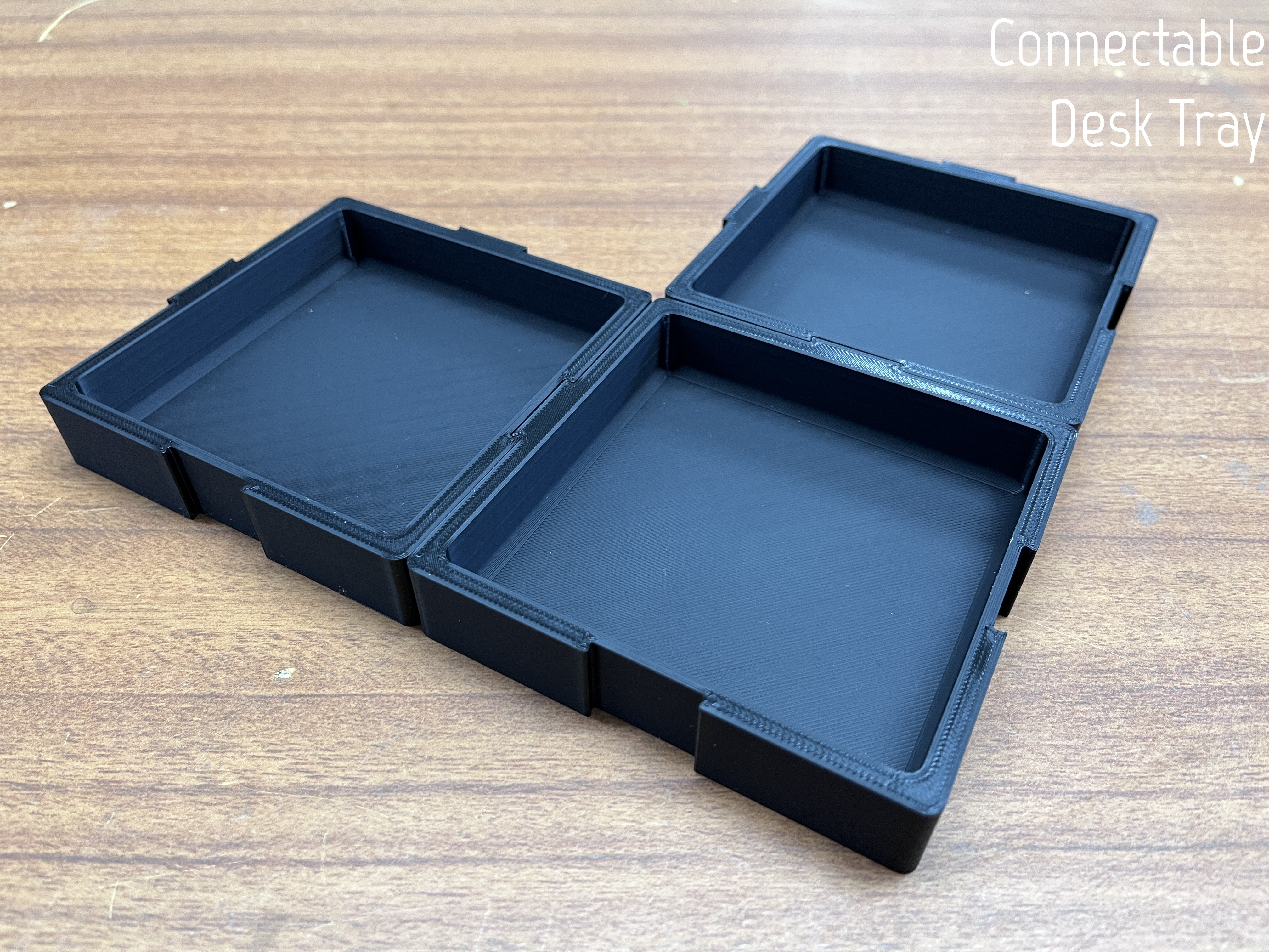 Connectable Desk Tray