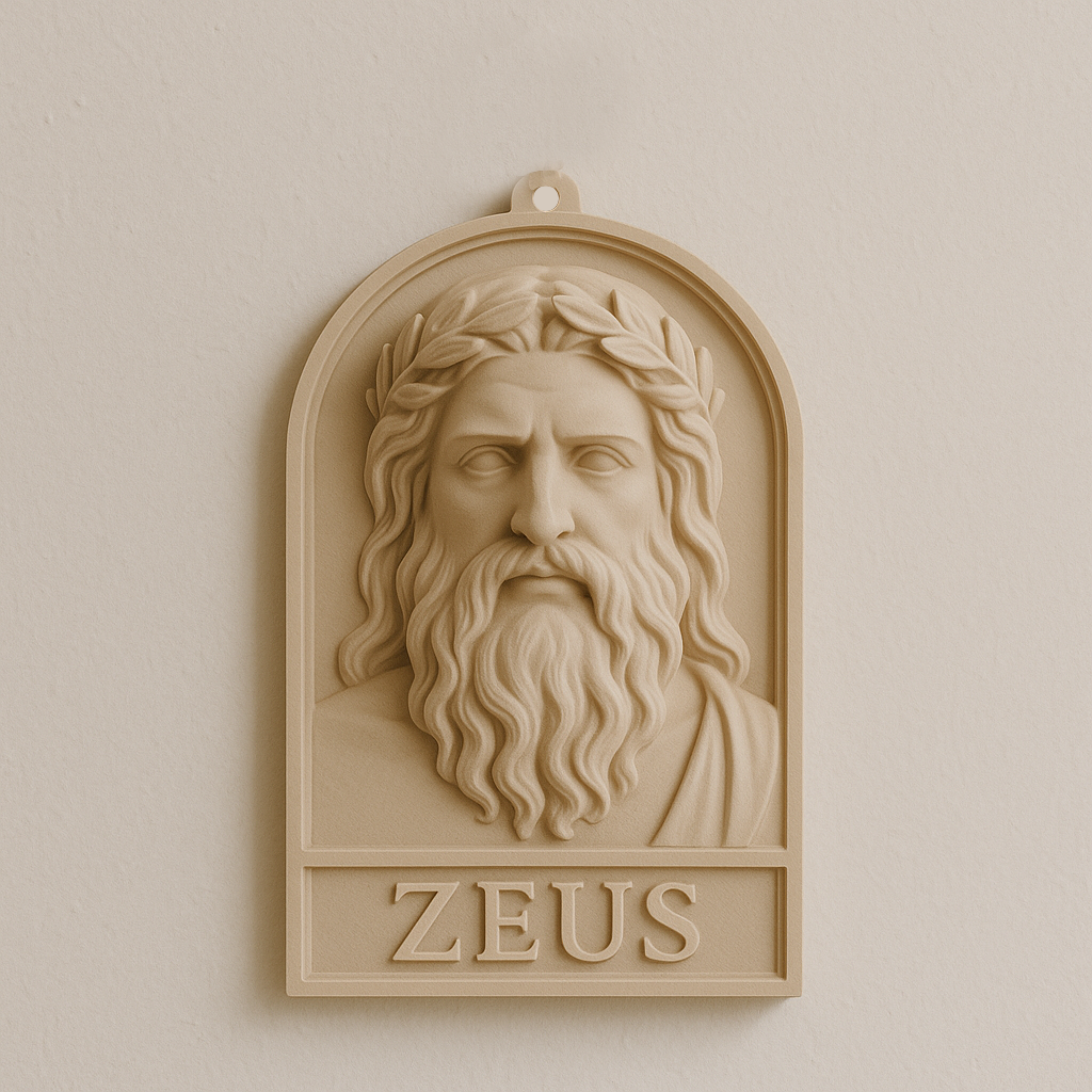 King of the Sky – Zeus Wall Ornament