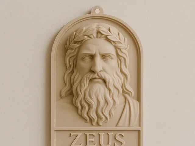King of the Sky – Zeus Wall Ornament