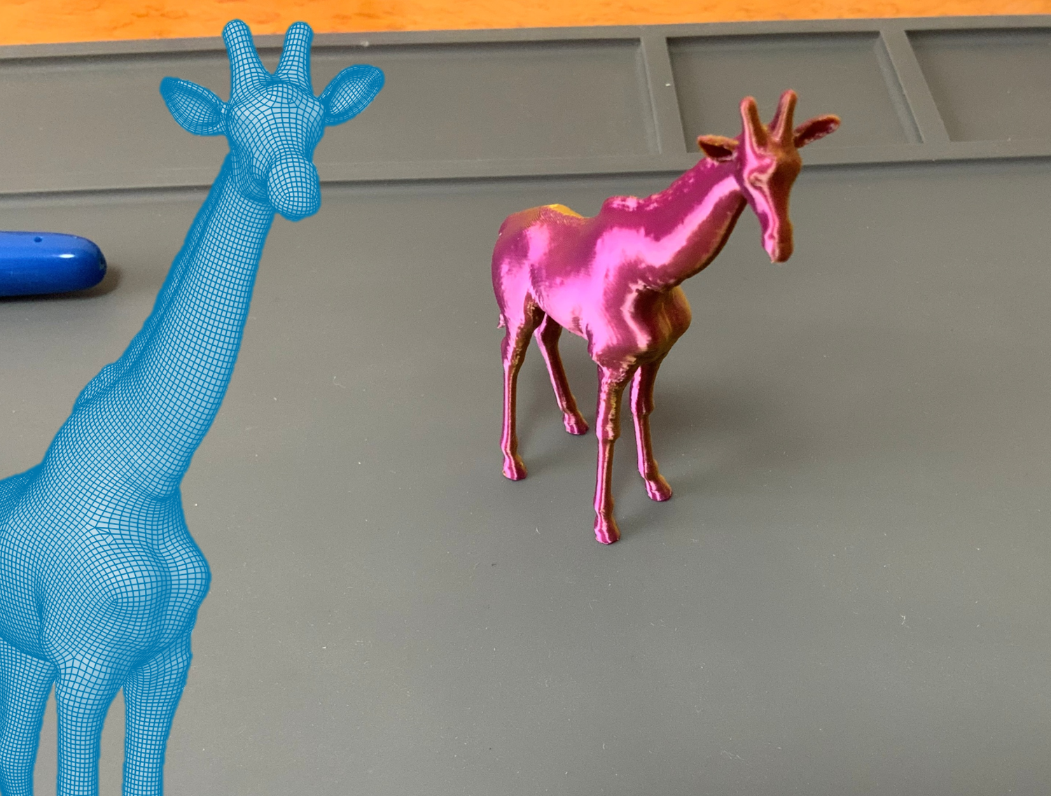 Giraffe - 3d outline
