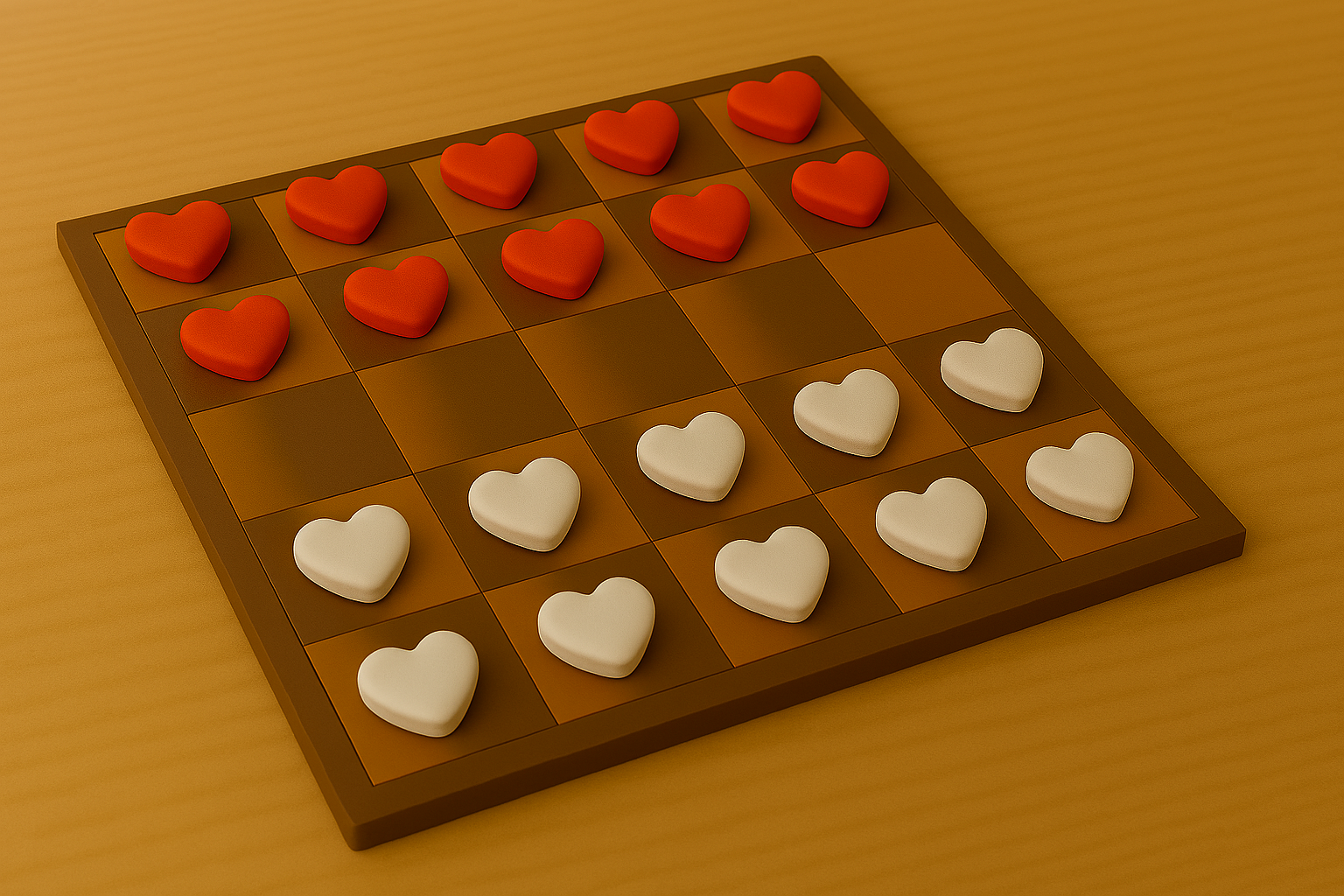 Dáma ze Srdcema / Board game Queen of Hearts