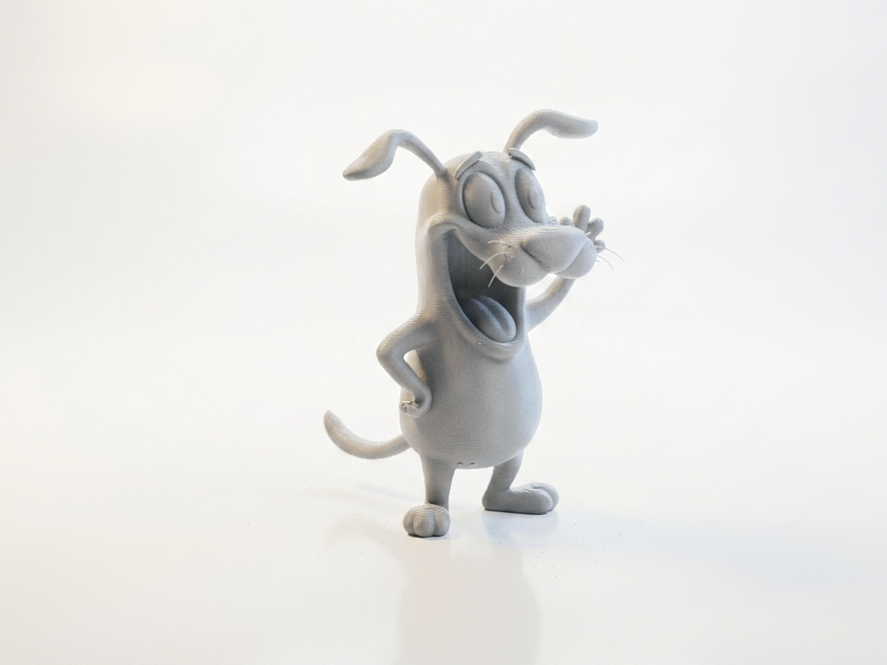 Happy Courage Cowardly Dog Figurine Cartoon 3D Printable
