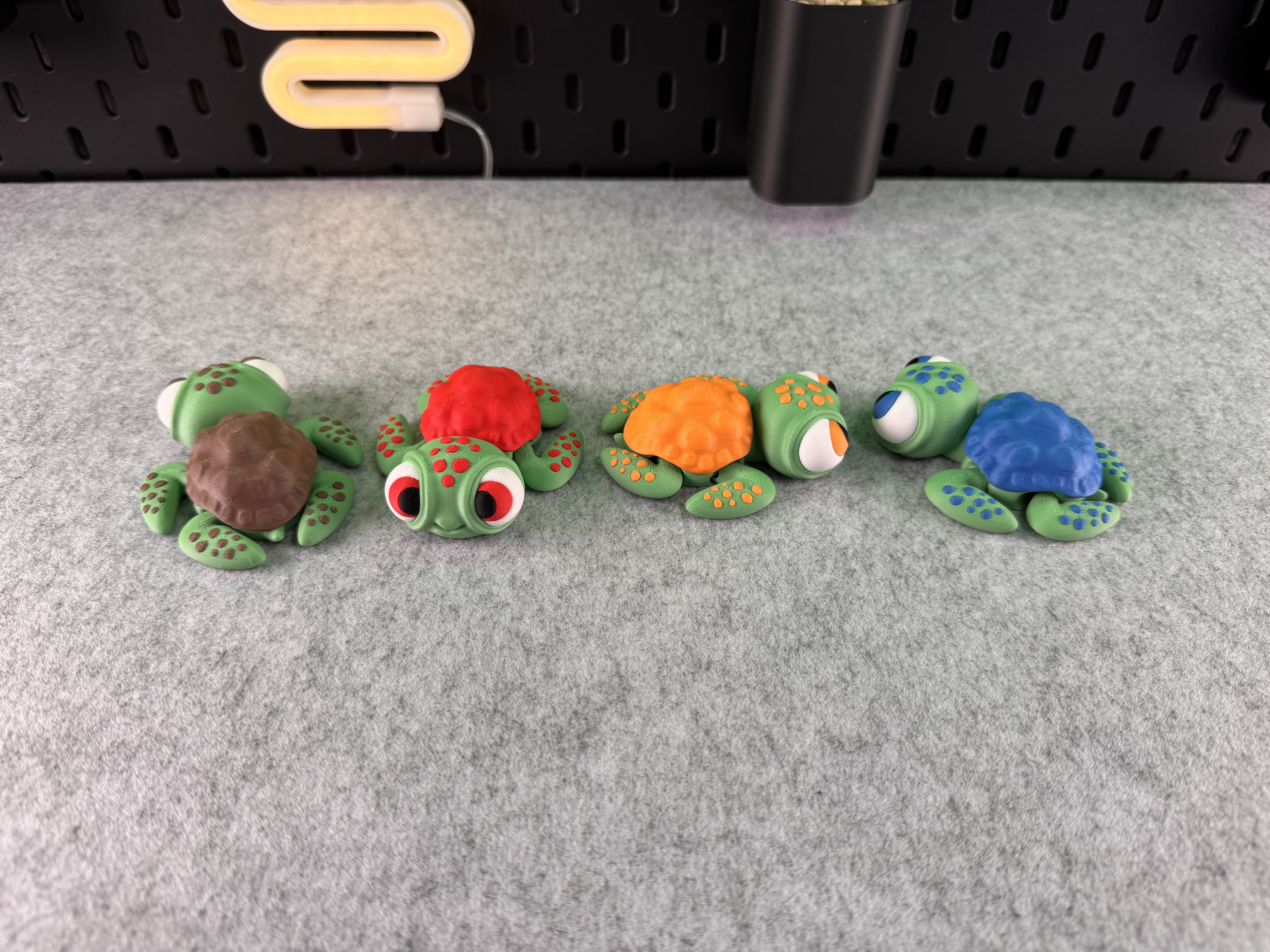 Miniatura 4 do modelo 3D Articulated Cute Turtle
