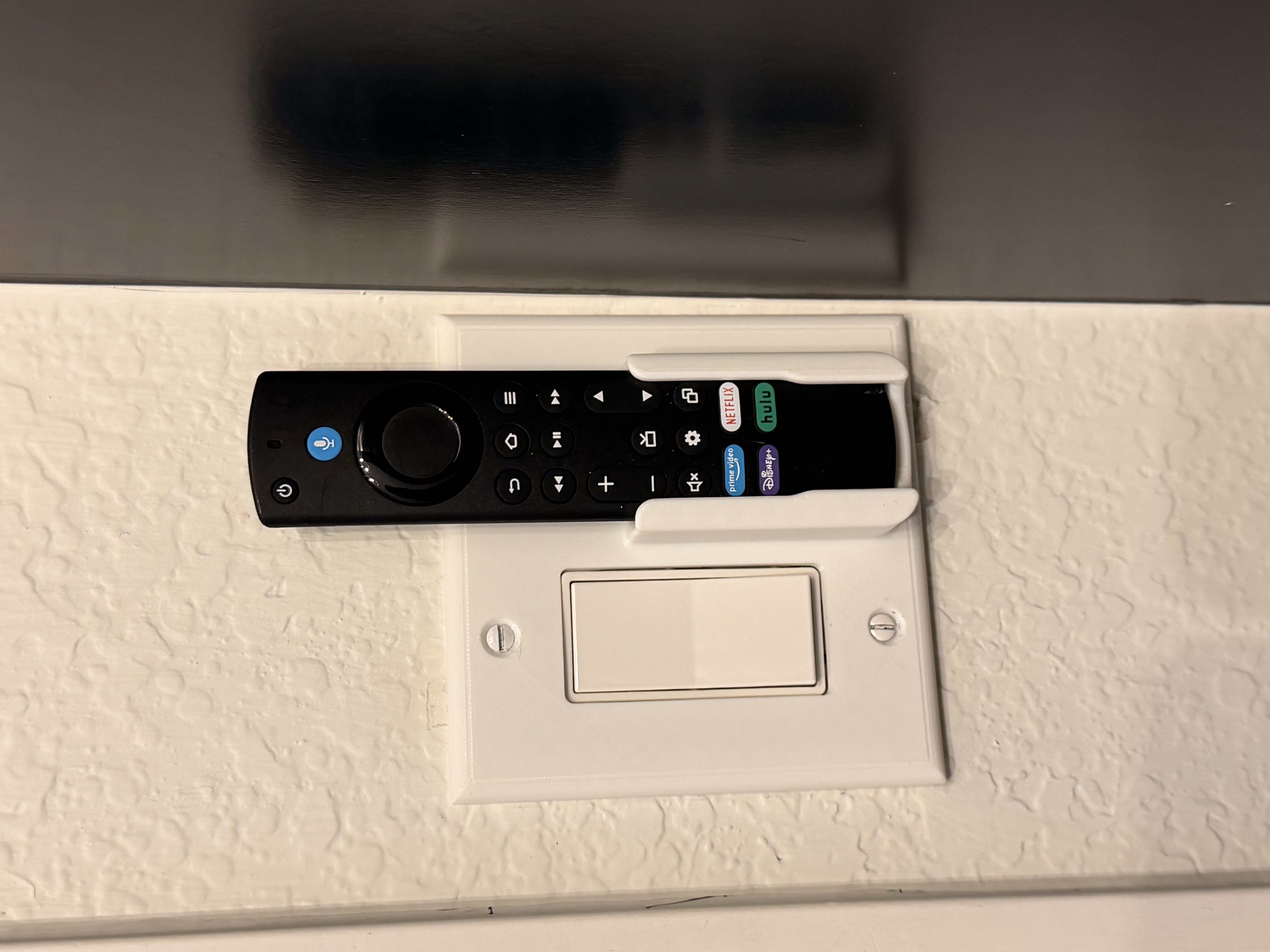 Fire TV Remote Wall Plate Holder