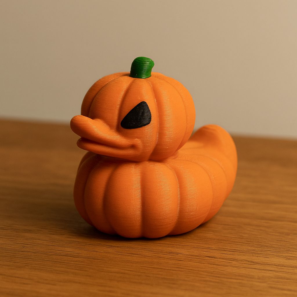 Halloween Pumpkin duck