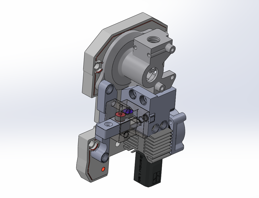 SOVOL SV08 HEAD Filament Cutting