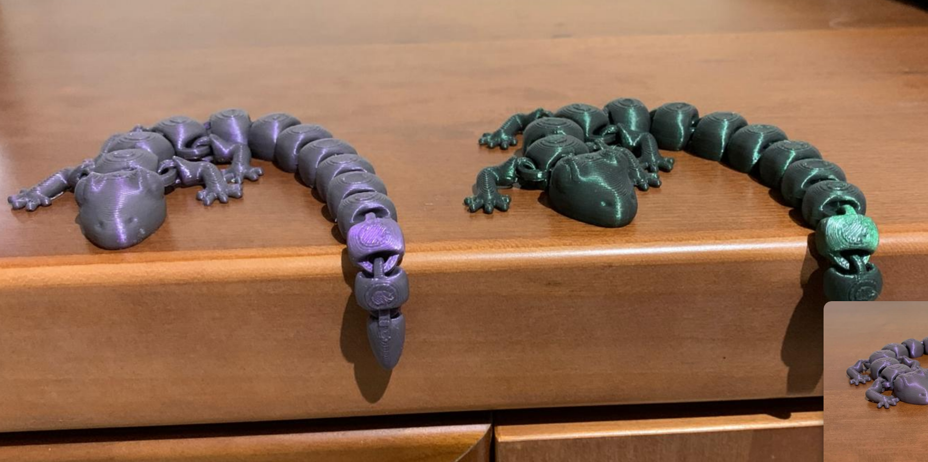 Miniatura 2 do modelo 3D Flexi Lizard
