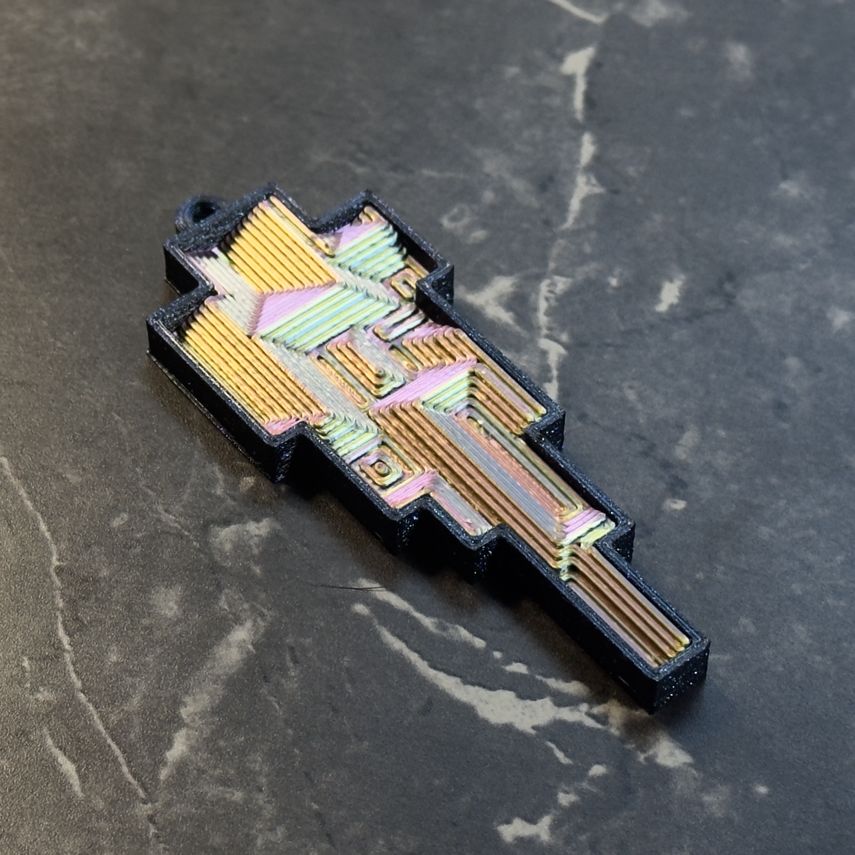 Bismuth Crystal Pendant