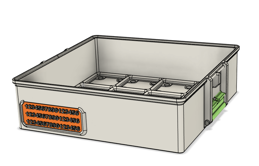 Stackable Storage Box - Gridfinity 4x4 with Lid