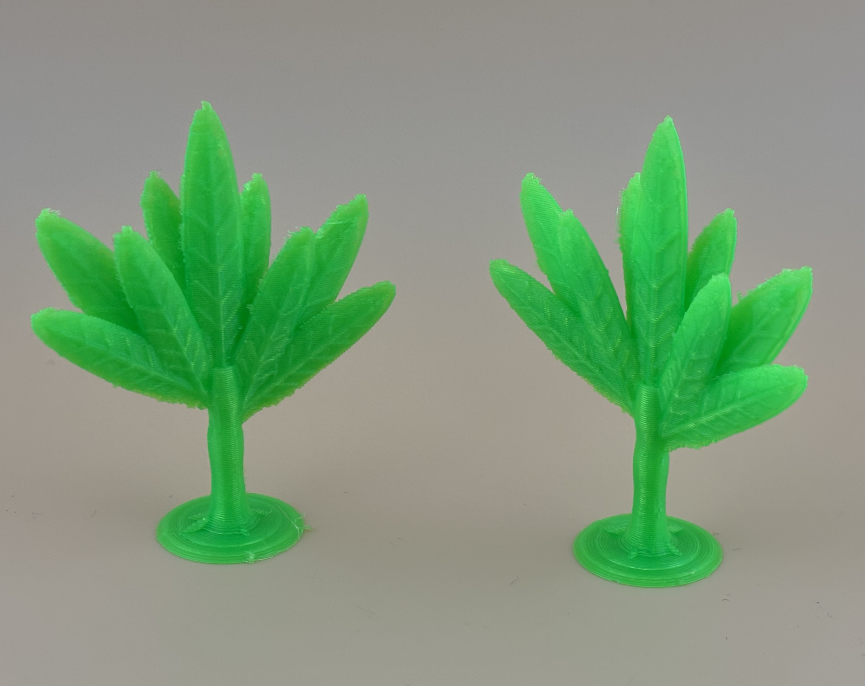 Cute Simple Fern Tree Plant and Leaf Toy