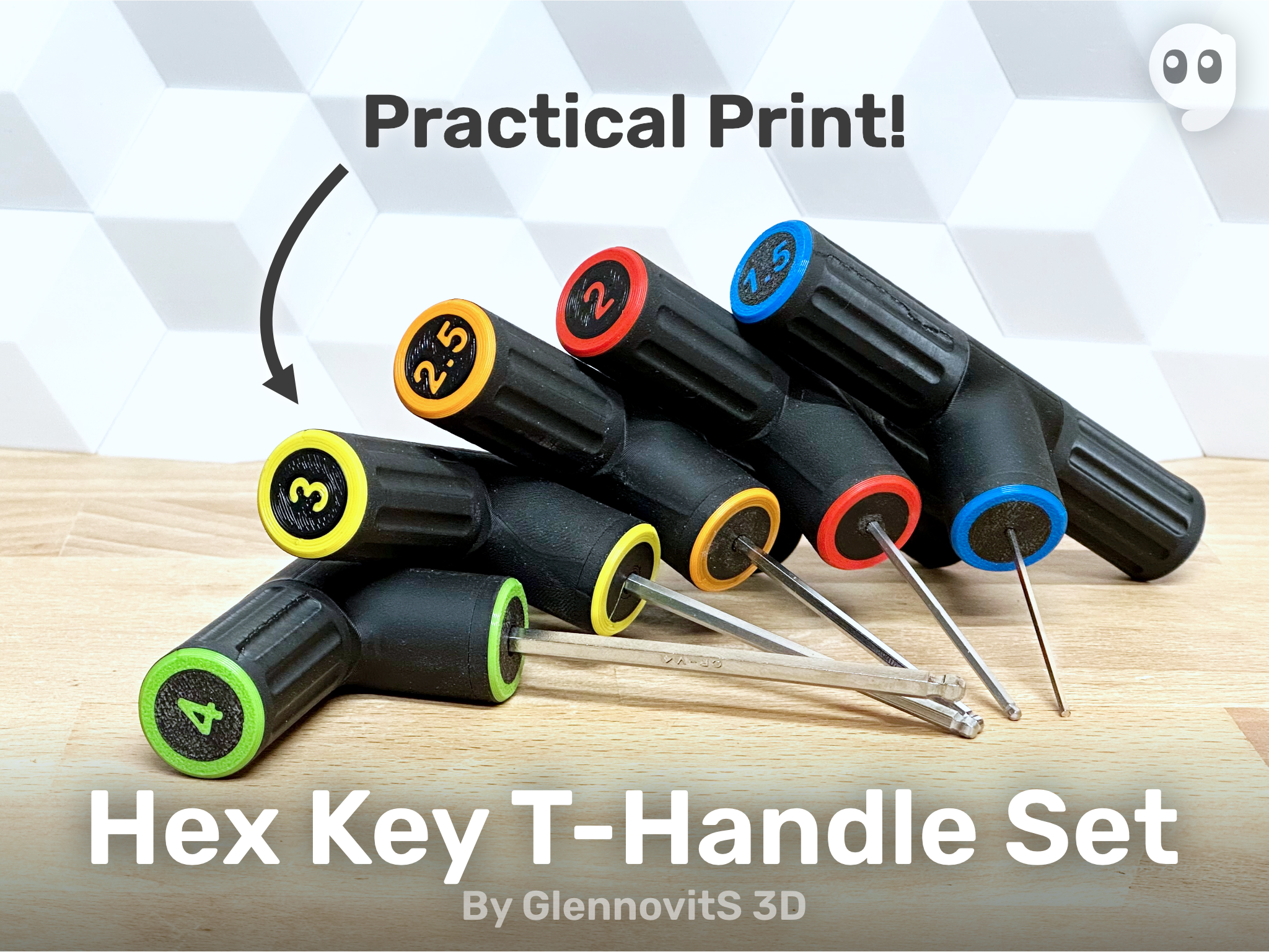 Hex-key T-Handle Set (metric - customize your tools)