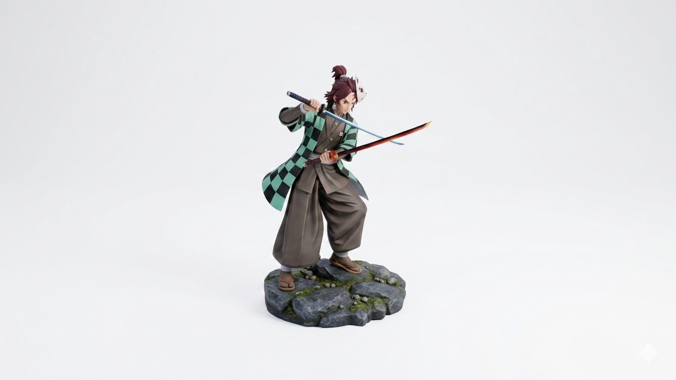 tanjiro demon slayer 3D model