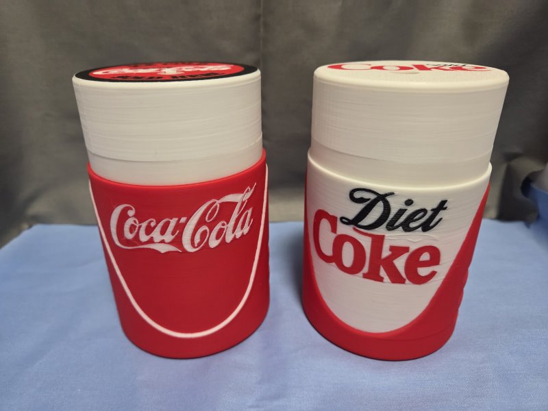 Mini Coleman Chiller Koozie - Coka Cola Theme