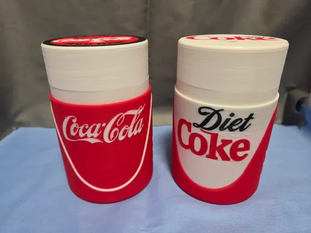 Mini Coleman Chiller Koozie - Coka Cola Theme