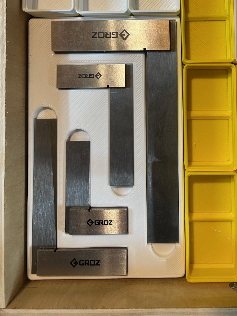Gridifinity Machinist Square set holder
