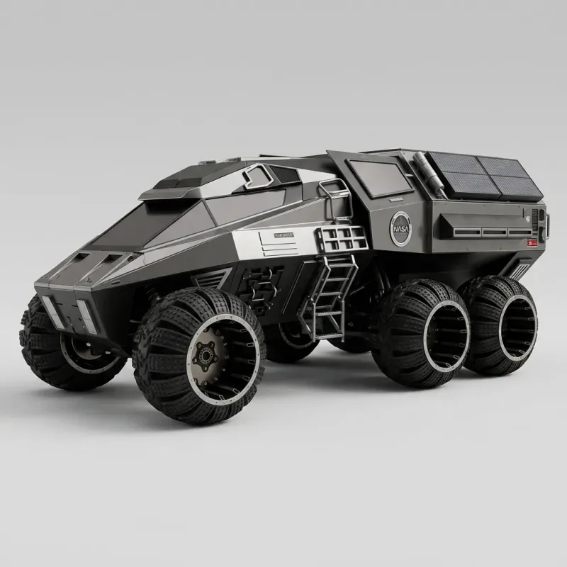 Space Transport Vehicles - Mars Rover Concept Vehicle by Model Magic ...