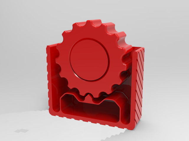 Print-in-place Fidget Clicker Gear