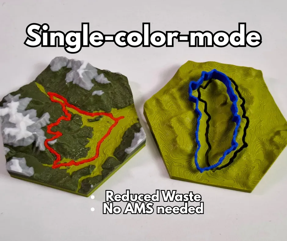 Hiking and Cycling Map Generator | TrailPrint3D | Blender Addon by