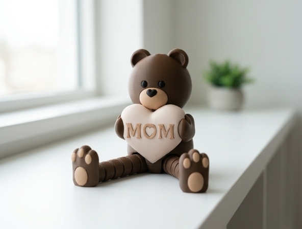 Mom Bear Flexi Toy