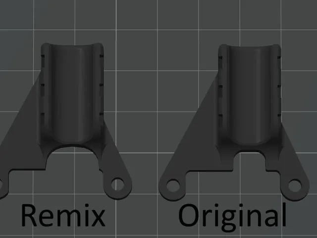 Ender 3 NG v1.2 toolhead accessory cable mount (Larger Hole)