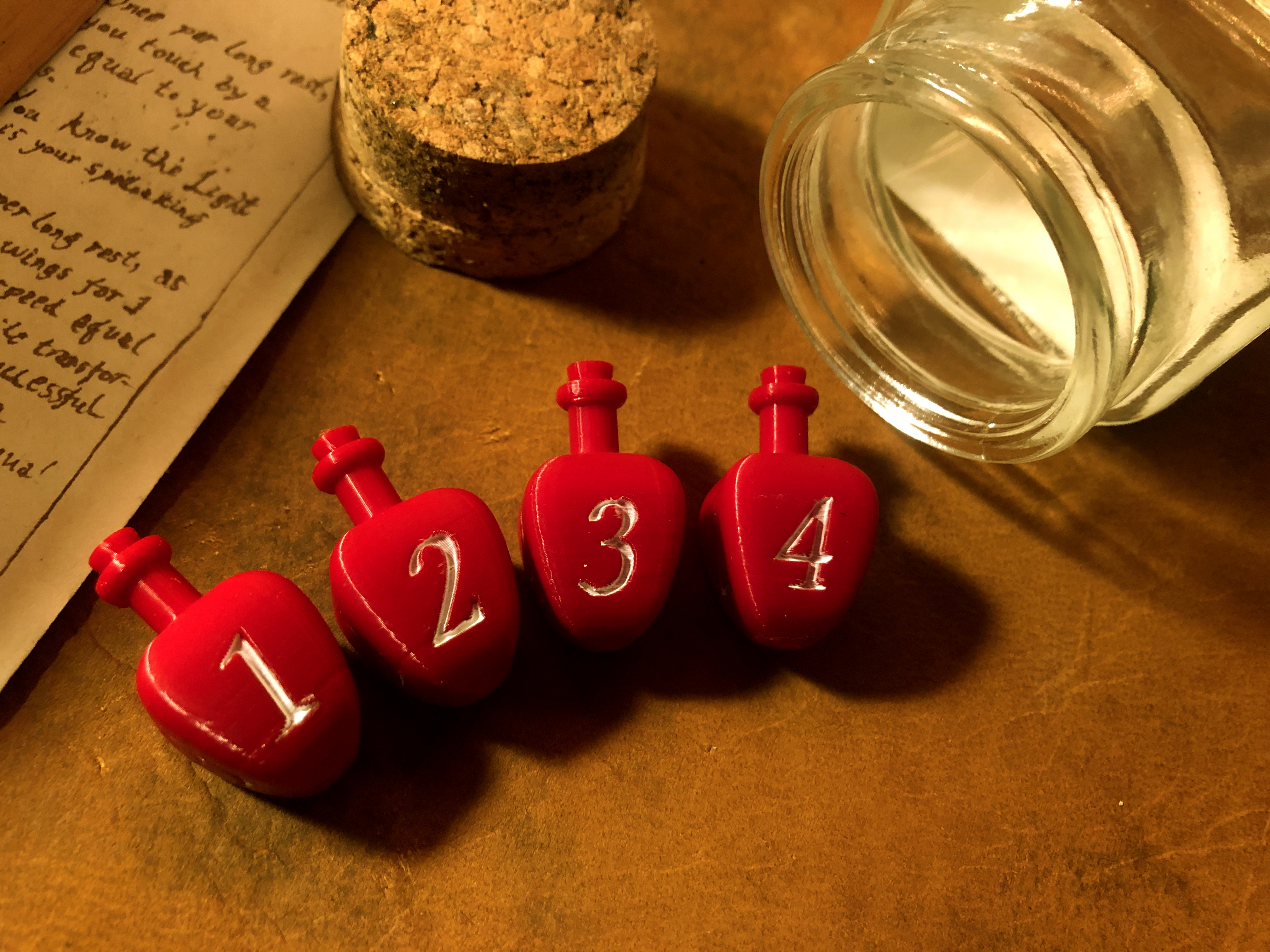 Healing Potion D4 Dice — miniatura 2