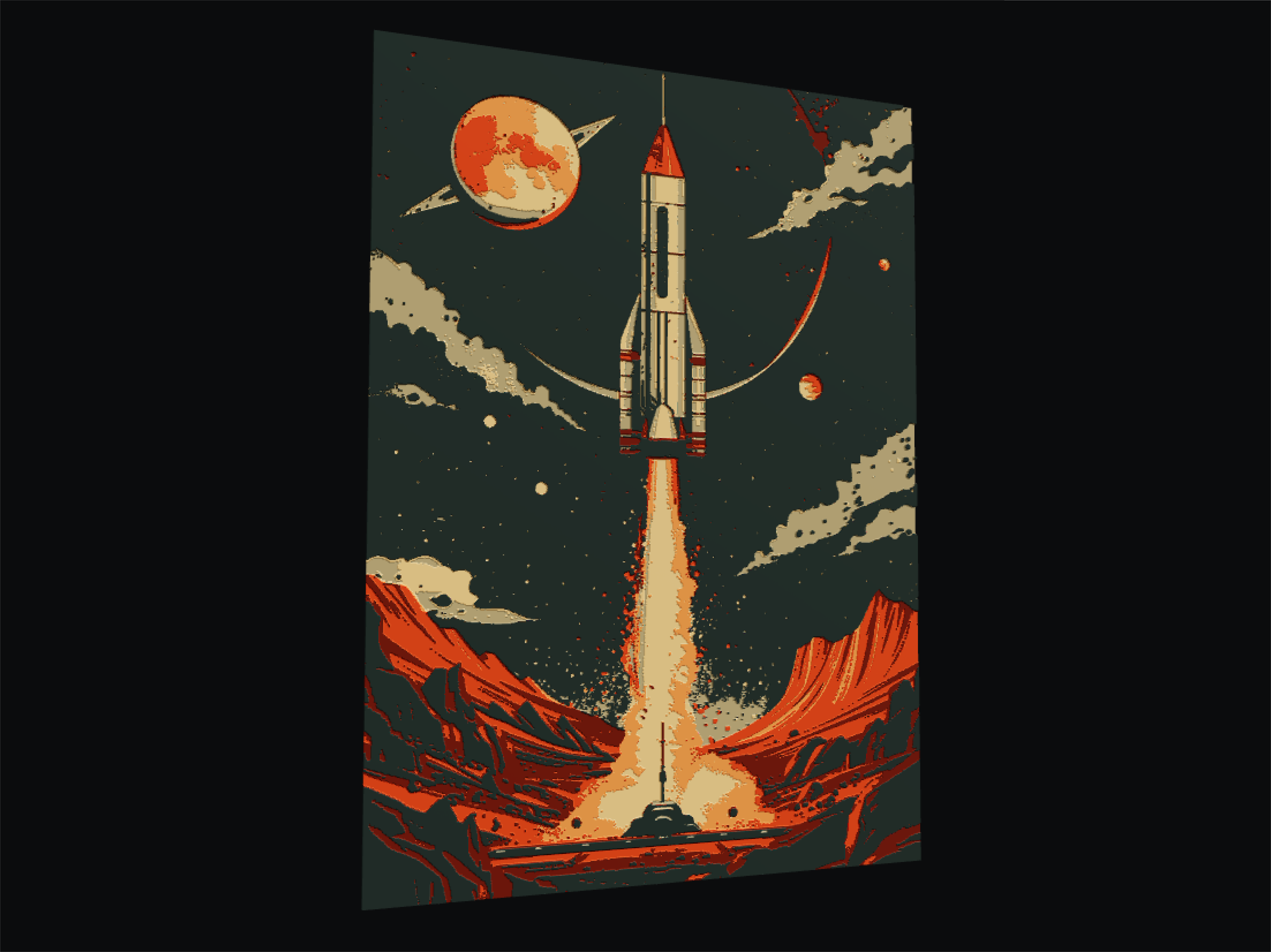 launch on mars hueforge