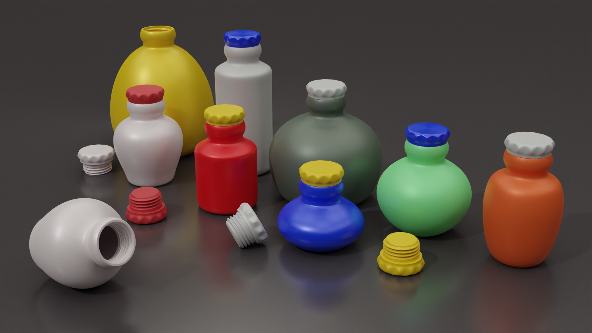 Bottle Set - Potion, Elixir, Thermos etc