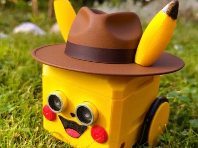 Otto Pikachu Robot With Hats!