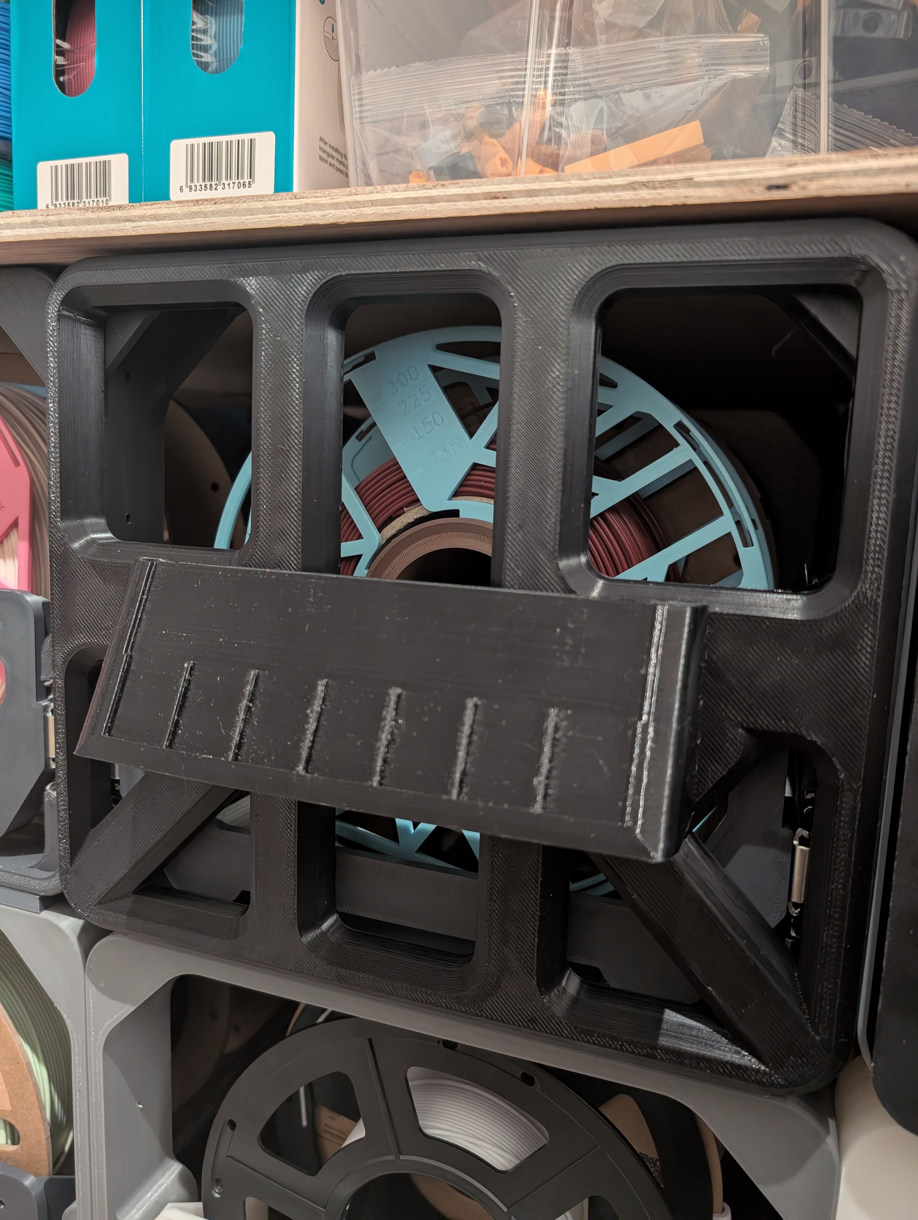 Drawer front with handle and filament samples — thumbnail 5