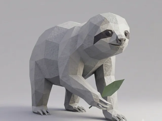 Low Poly Sloth