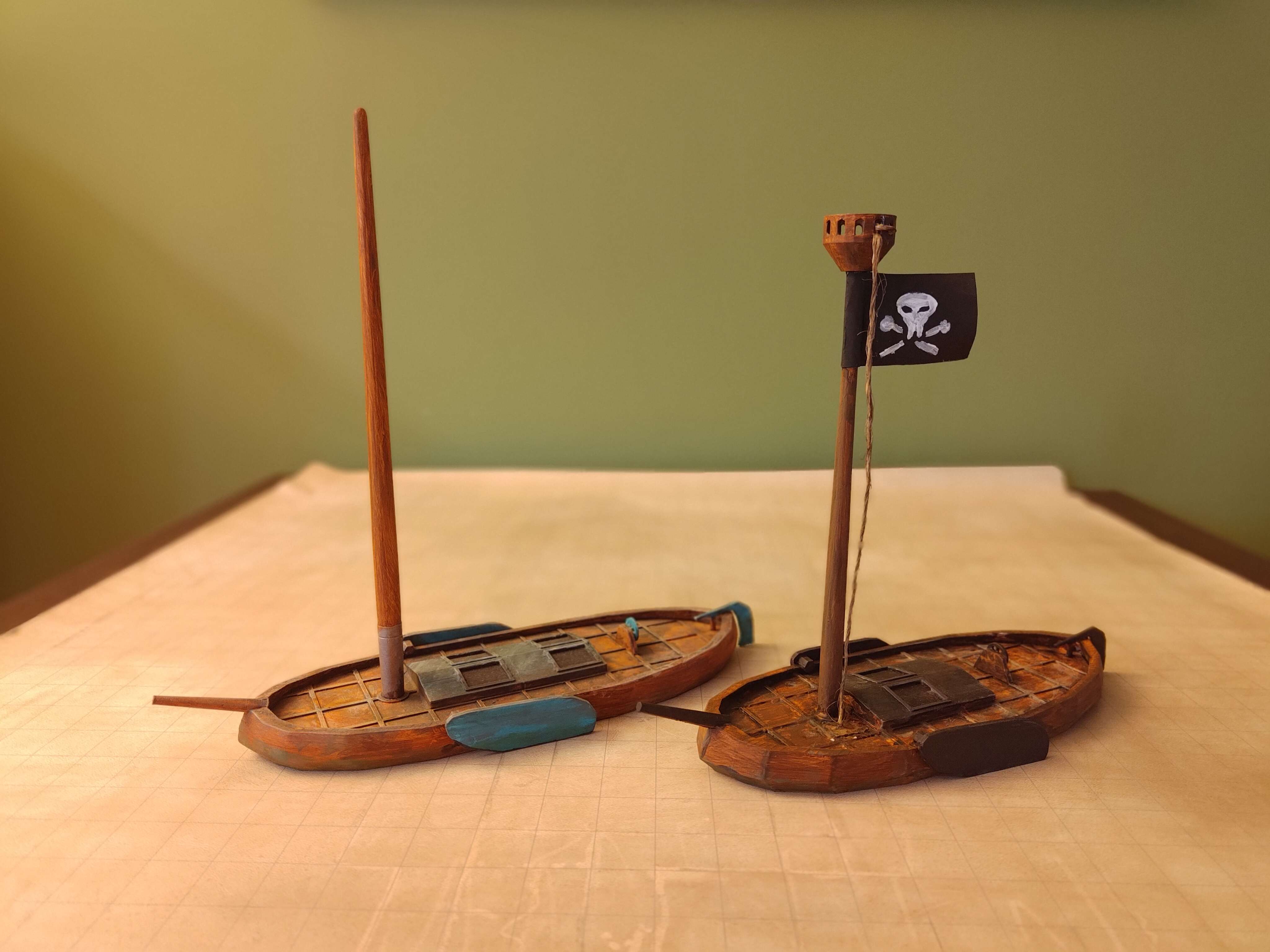 Dutch flatbottom boat D&D