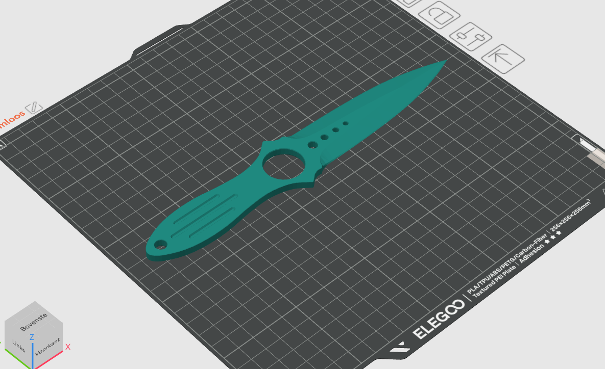 skeleton knife
