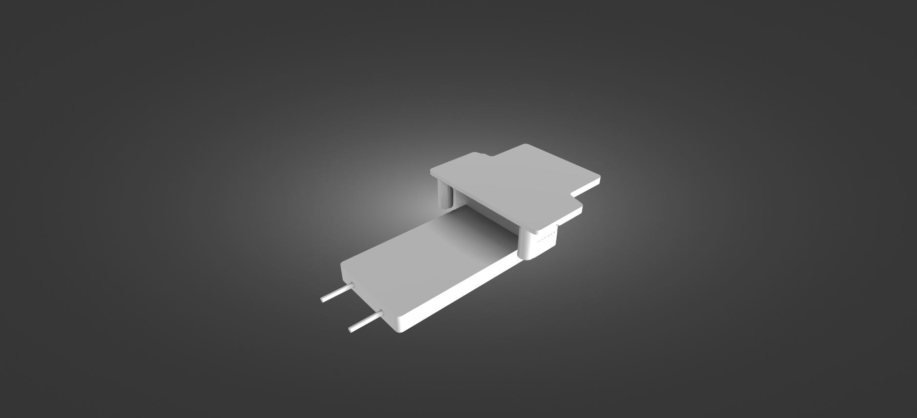 Floyd Rose Tremolo Opposite (For making guitar with Floyd Rose) 3D model