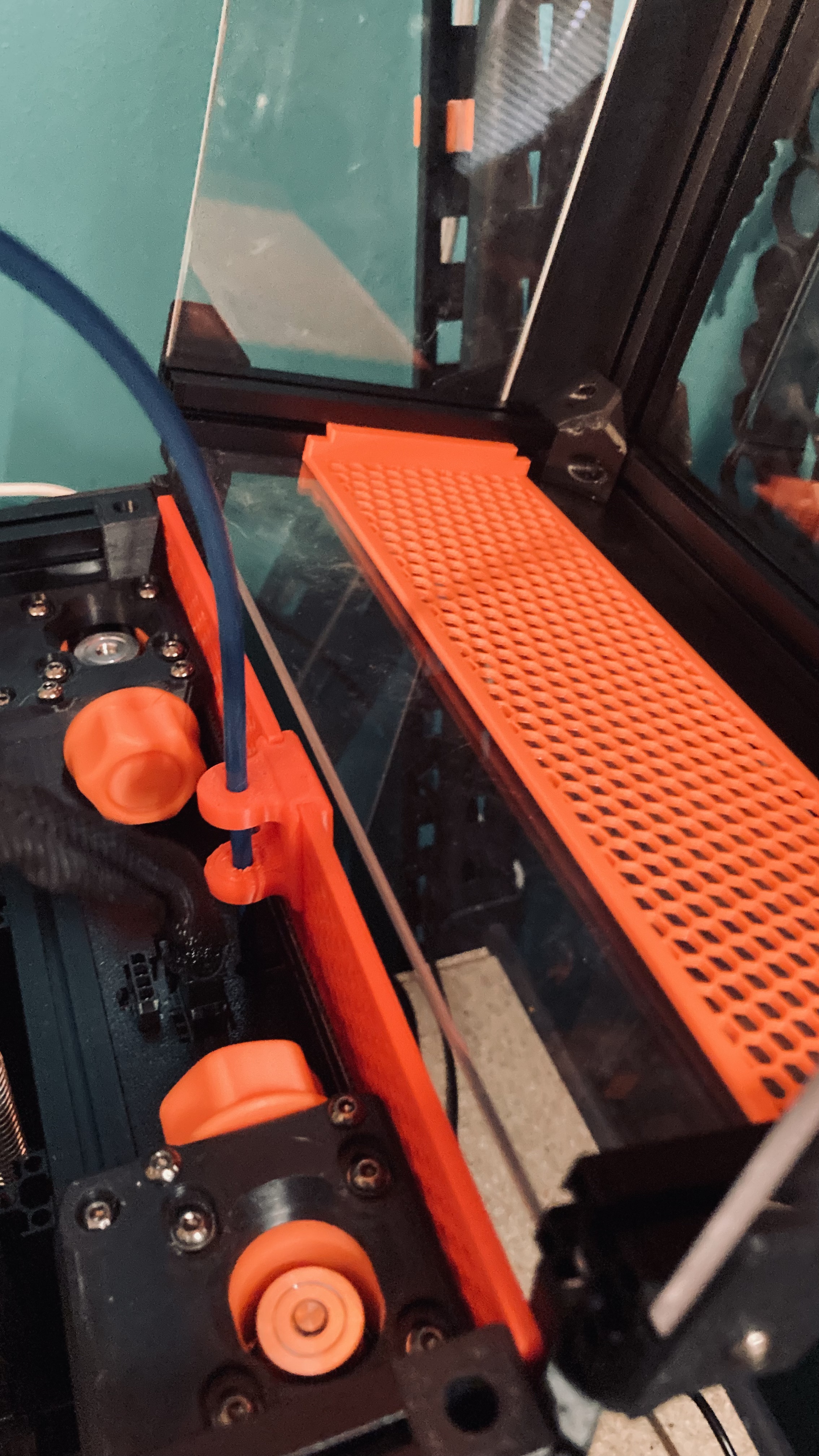 Voron 0.2 PTFE filament tube mount