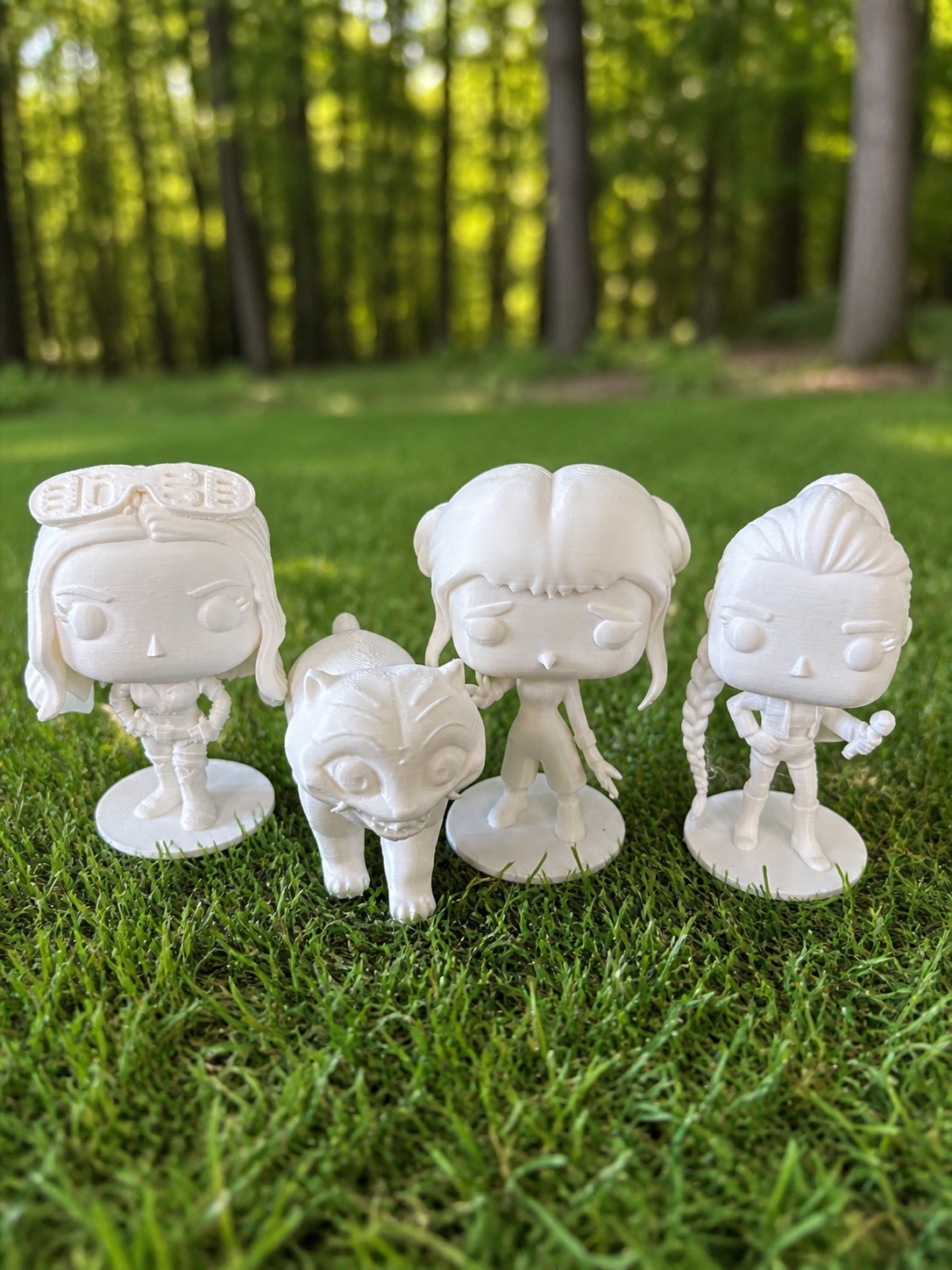 KPOP 4 Animated Figures