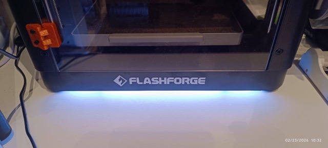 Flashforge Adventurer AD5X (5M/Pro) Under-Glow LED Mount