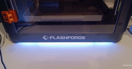 Flashforge Adventurer AD5X (5M/Pro) Under-Glow LED Mount by xyzroe ...