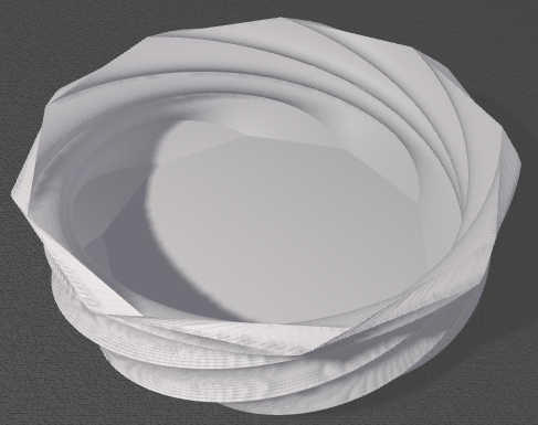 Spiral bowl