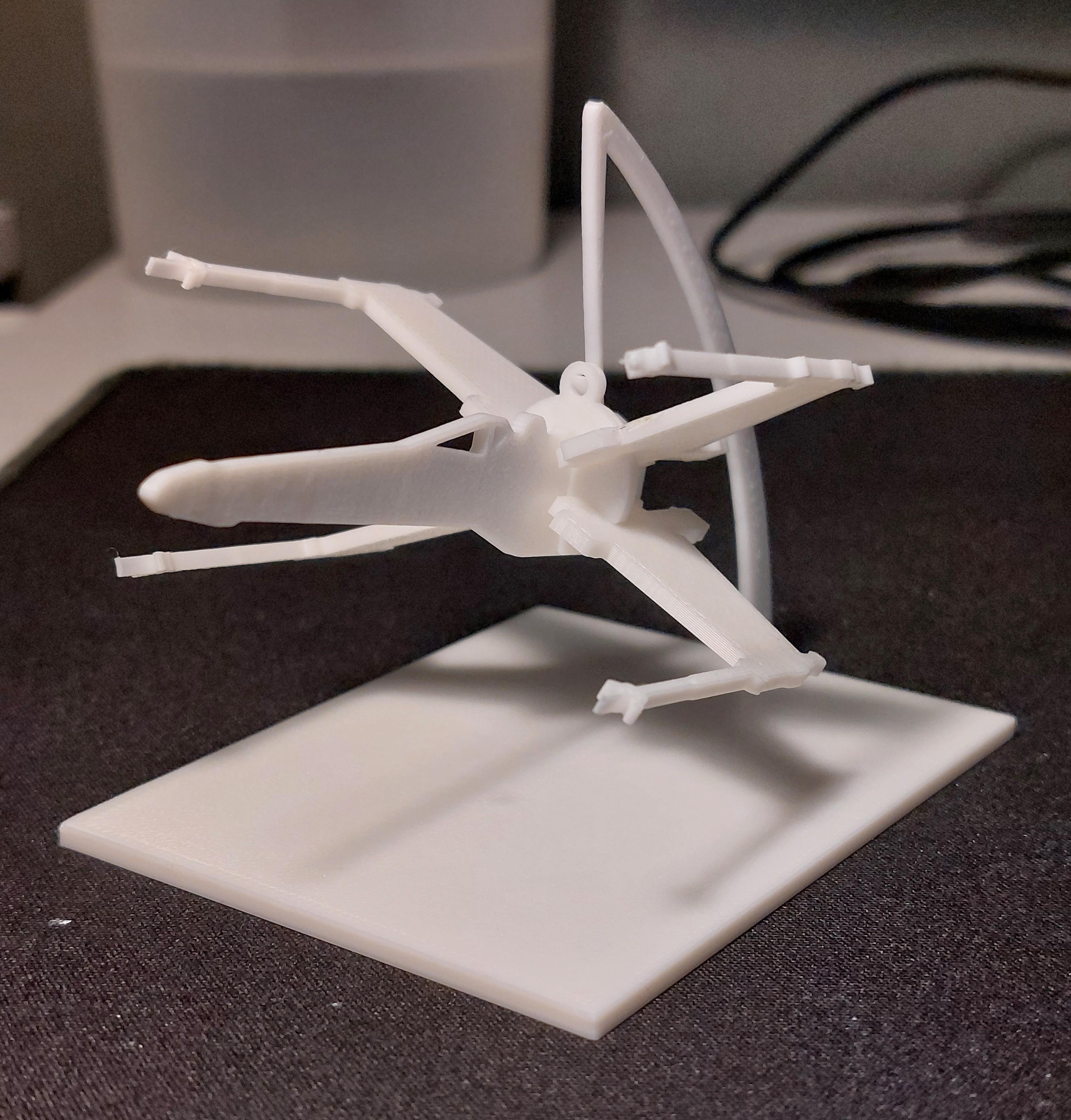 Altered X-Wing with Base - No Card 3D model thumbnail