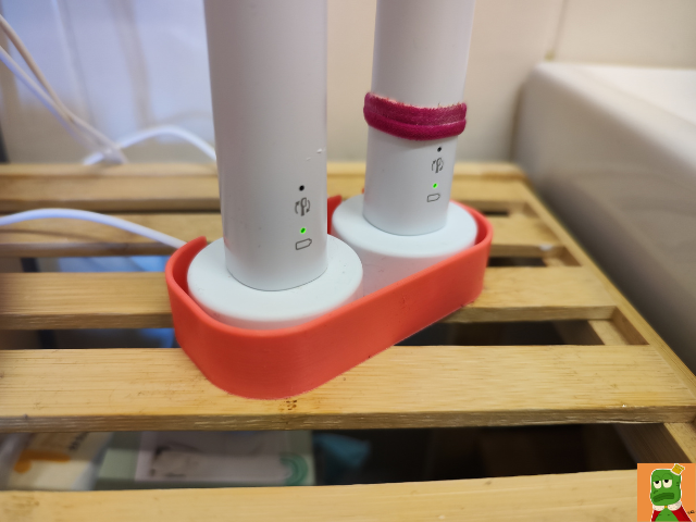 Stabiler Doppel-Halter für Philips Sonicare 3100 Ladestationen (nebeneinander)