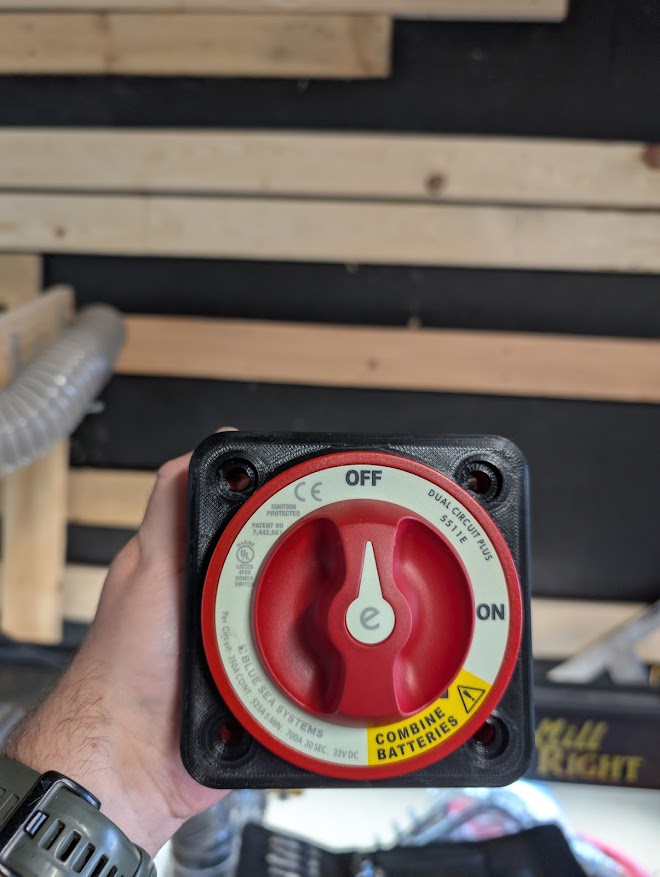 Blue Sea Systems - e-Series Battery Switch Bezel