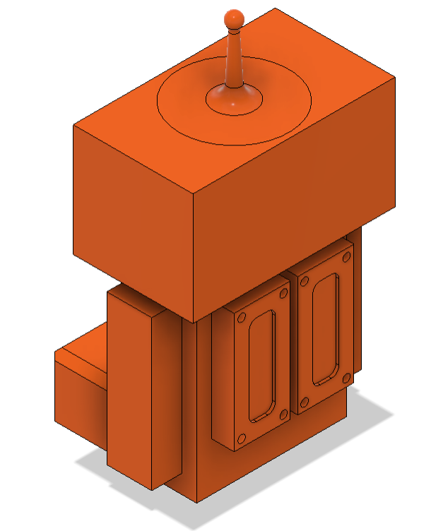Miniatura 2 do modelo 3D core one bot a mini robot buddy