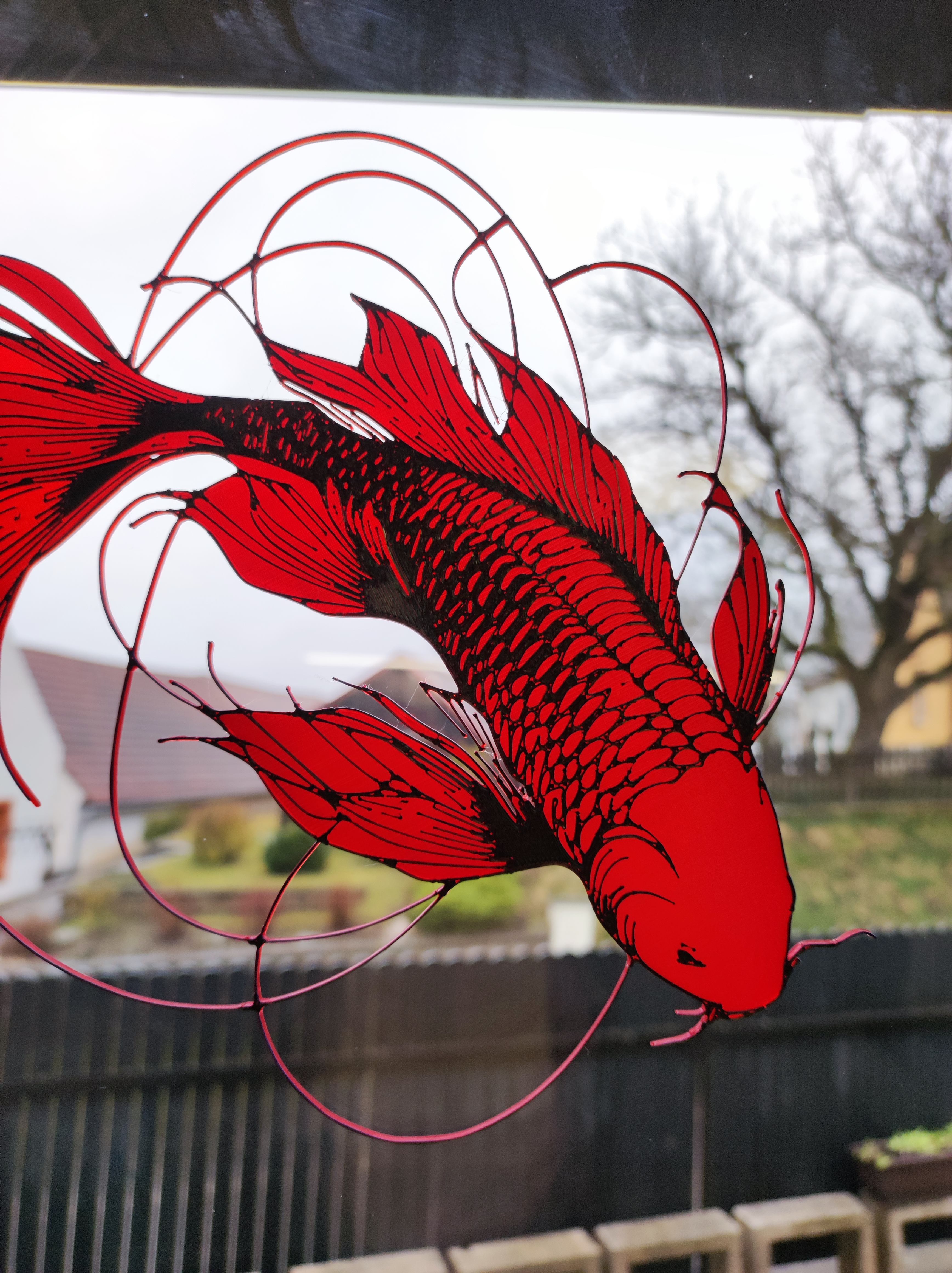 Wall art: Golden fish