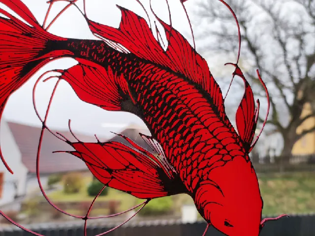 Wall art: Golden fish